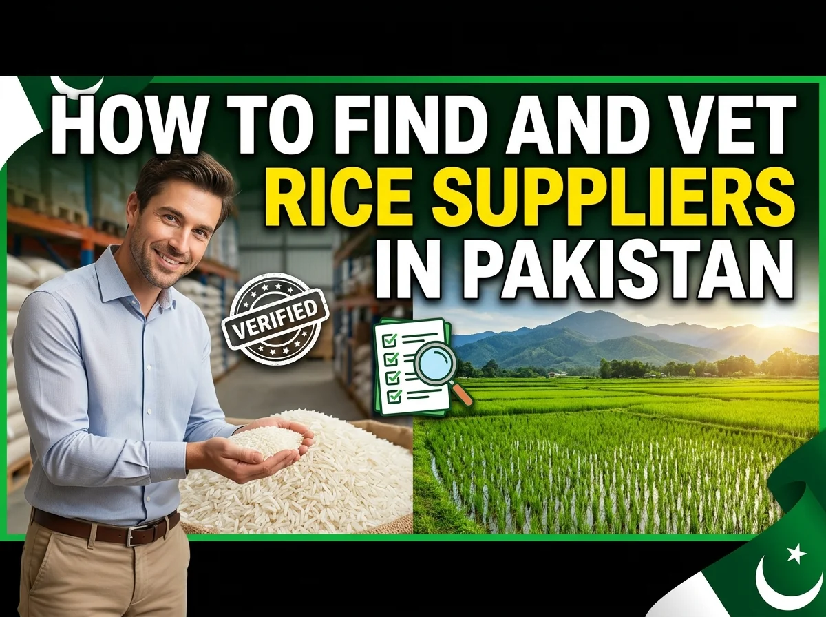 How to Find and Vet Rice Suppliers in Pakistan