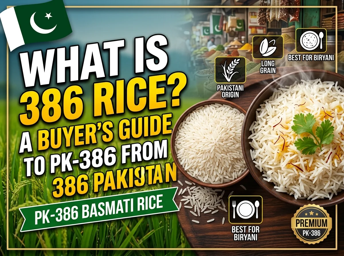 What Is 386 Rice? A Buyer's Guide to PK-386 from Pakistan