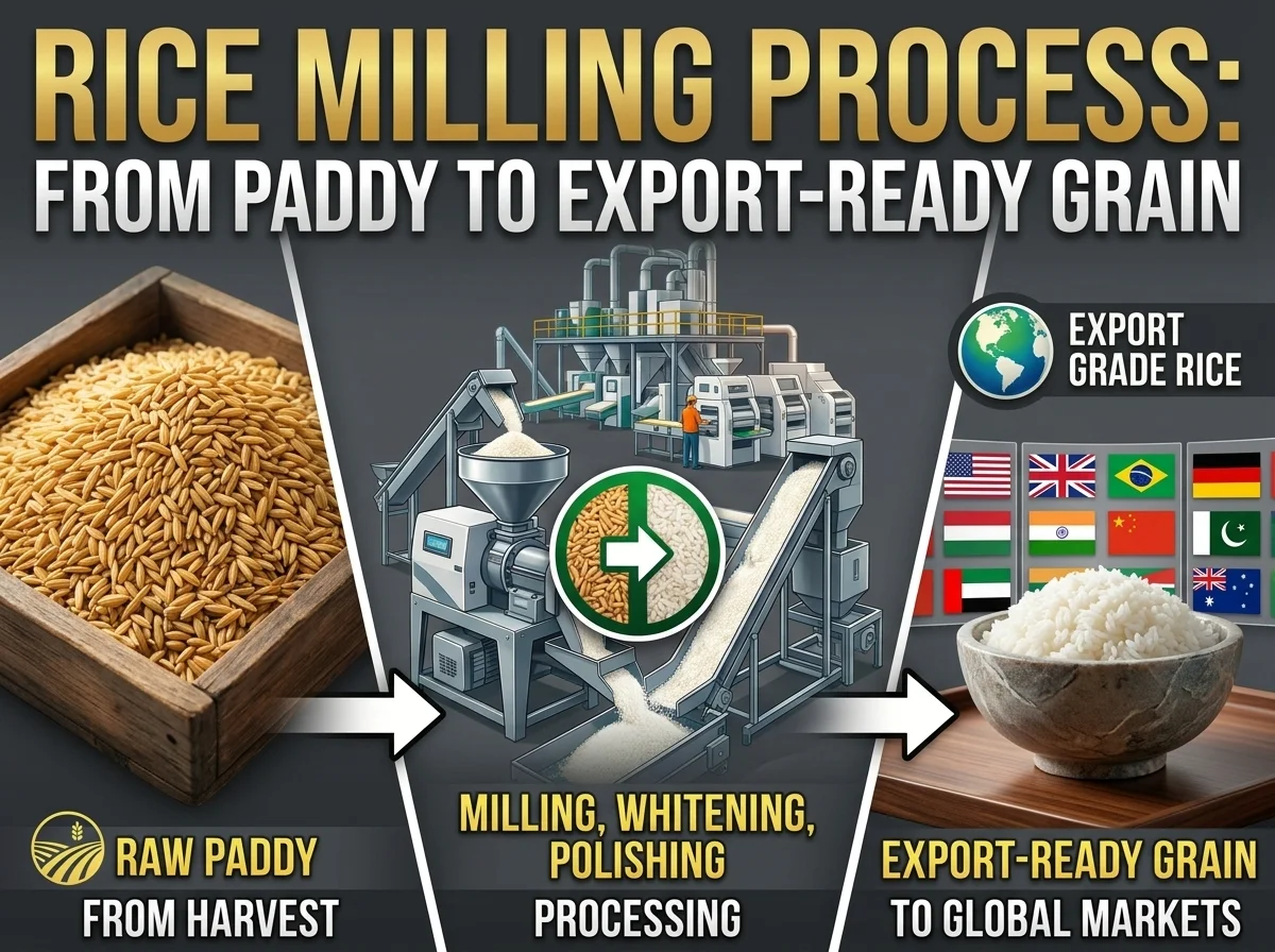 Rice Milling Process: From Paddy to Export-Ready Grain