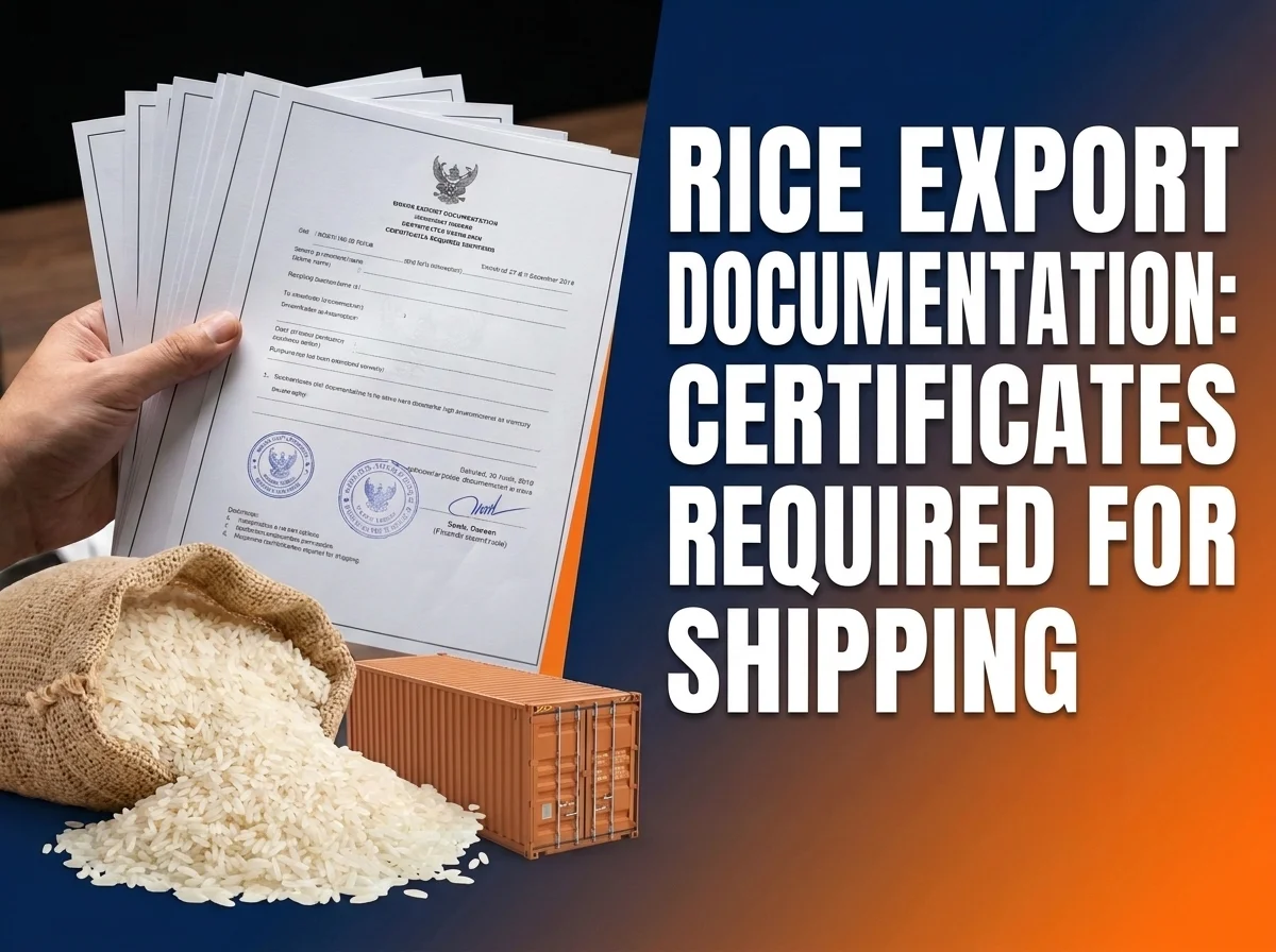 Rice Export Documentation: Certificates Required for Shipping Rice