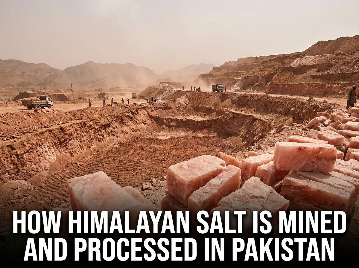 How Himalayan Salt Is Mined and Processed in Pakistan