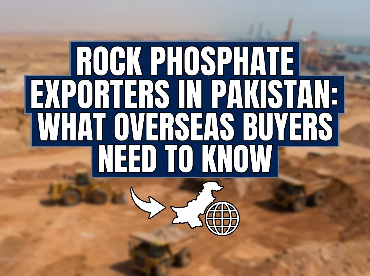 Rock Phosphate Exporters in Pakistan: What Overseas Buyers Need to Know
