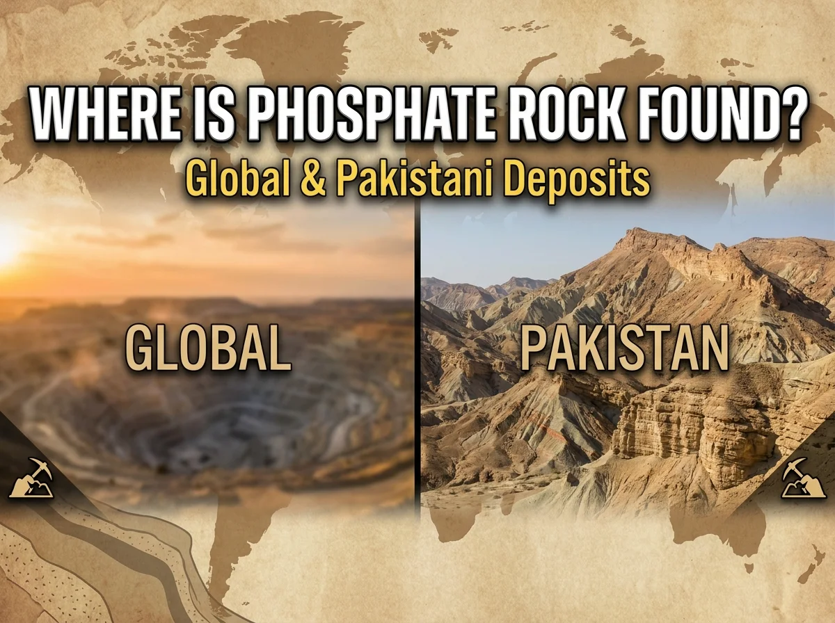 Where Is Phosphate Rock Found? Global and Pakistani Deposits