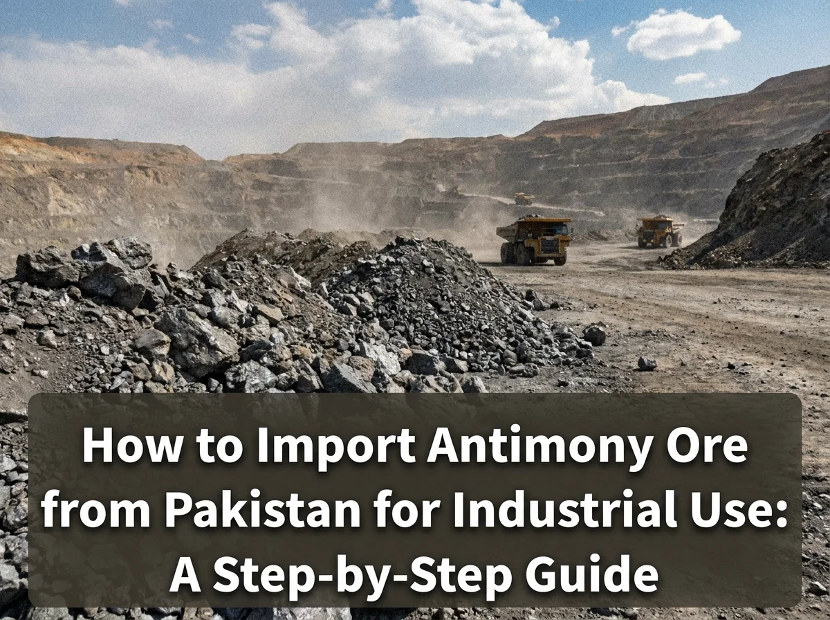 How to Import Antimony Ore from Pakistan for Industrial Use: A Step-by-Step Guide