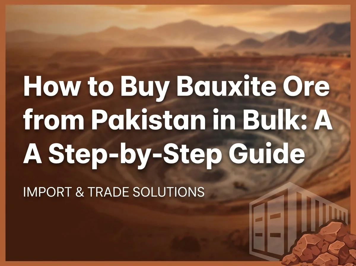 How to Buy Bauxite Ore from Pakistan in Bulk: A Step-by-Step Guide